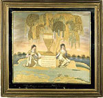 gould embroidered memorial needlework from Hube