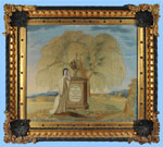 memorial silk embroidery from Huber by Whittemore