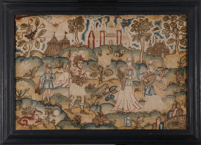 Stitched in c.1660 by Mary Williamson - from Huber