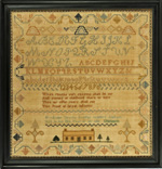sampler from Stephen and Carol Huber by Prudence Young