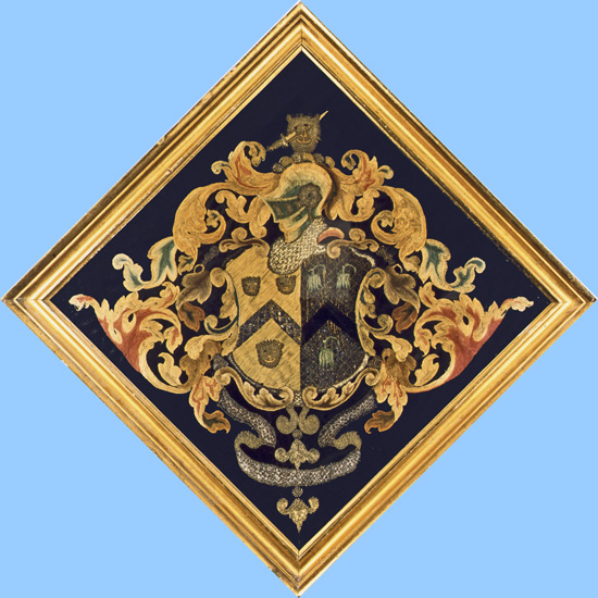 Fitch Hall coat of arms